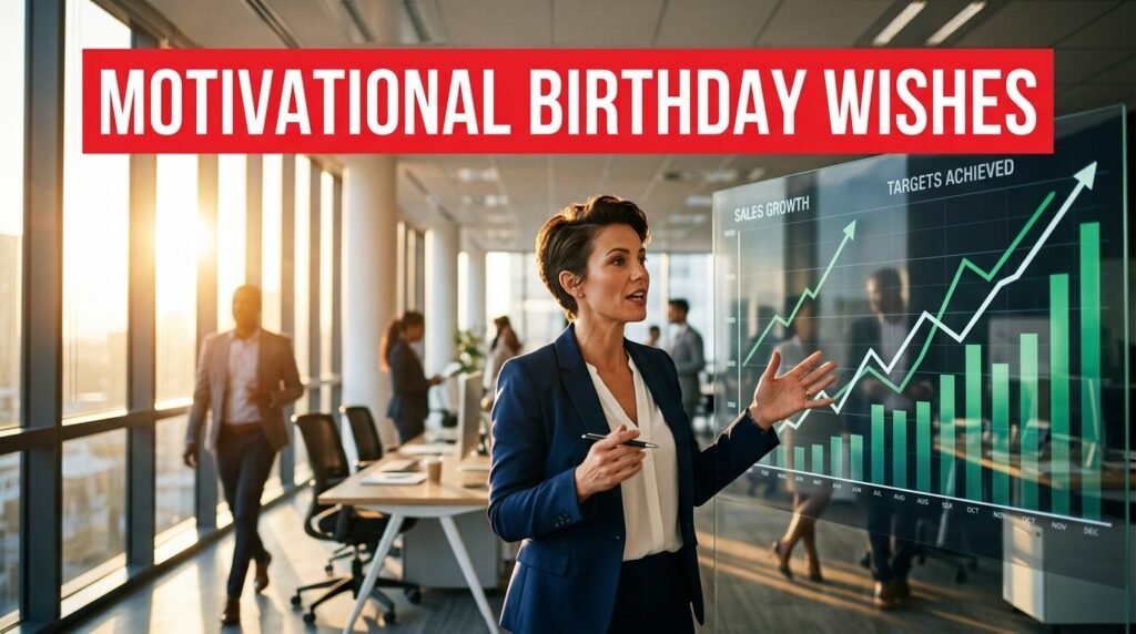 Motivational Birthday Wishes for Sales Manager