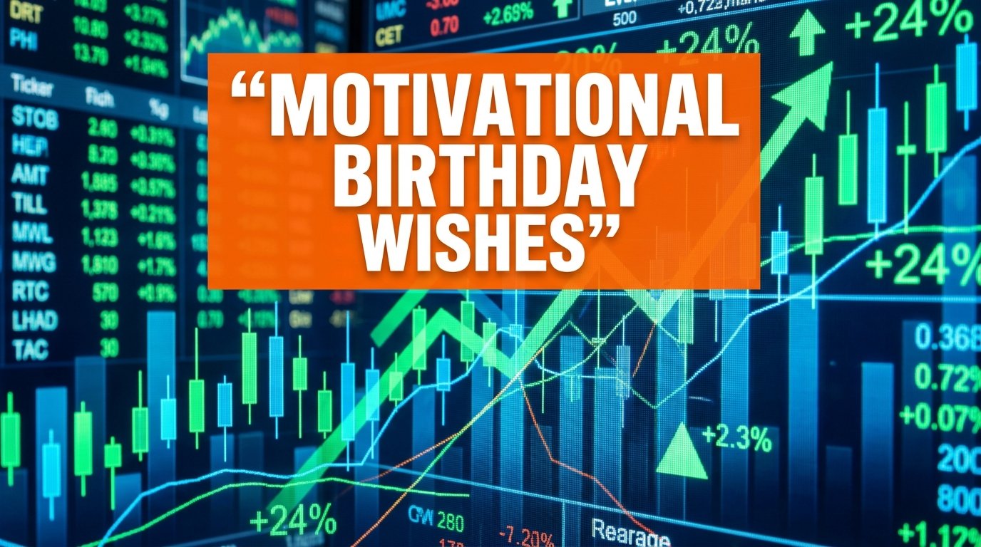 Motivational Birthday Wishes for Stock Broker