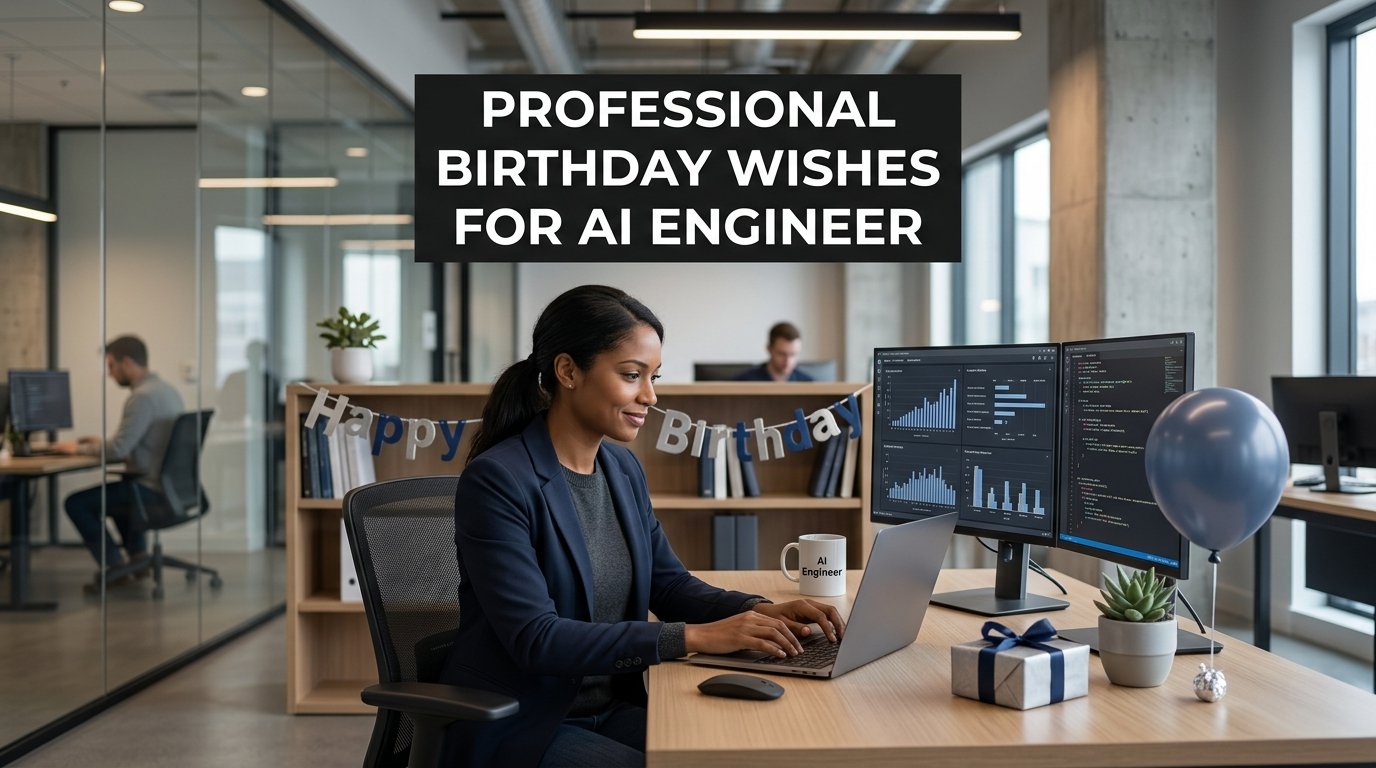 Professional Birthday Wishes for AI Engineer