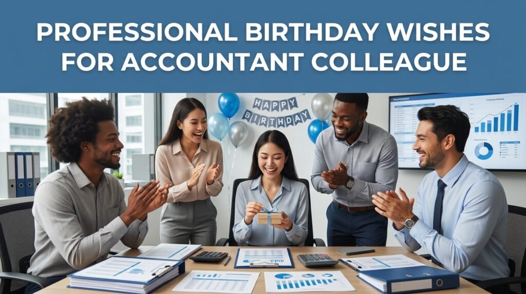 Professional Birthday Wishes for Accountant Colleague