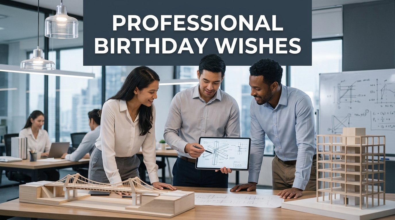 Professional Birthday Wishes for Civil Engineer