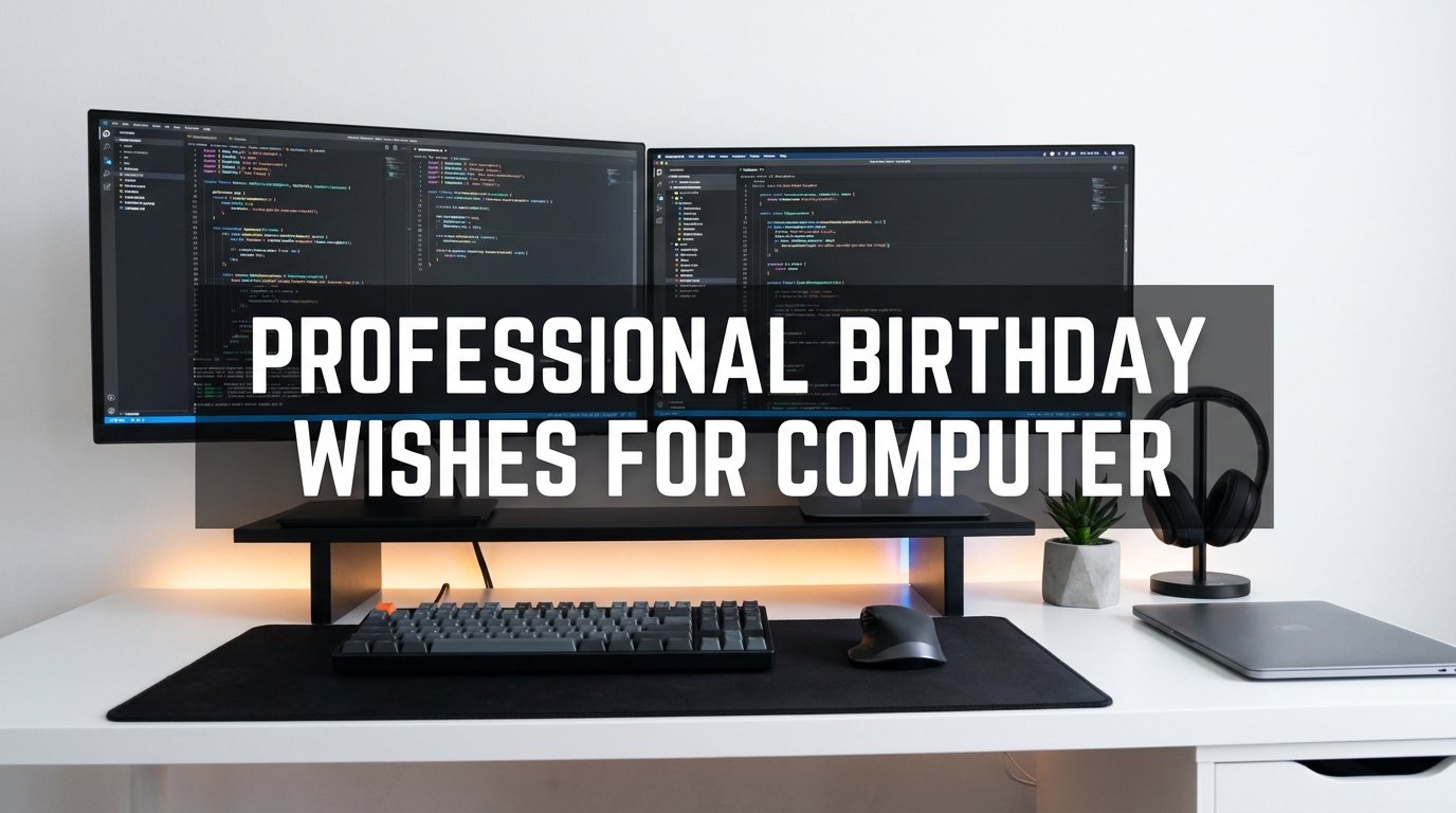 Professional Birthday Wishes for Computer Engineer