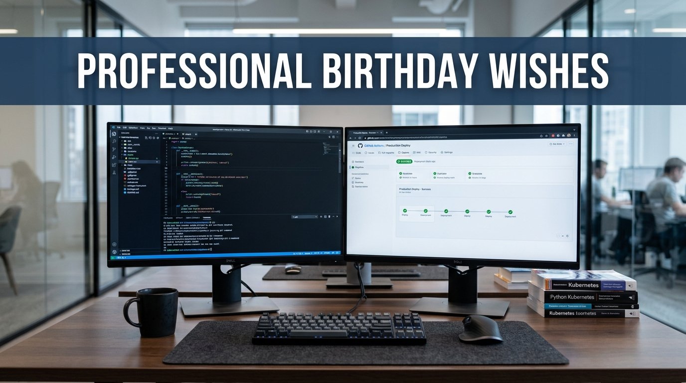 Professional Birthday Wishes for DevOps Engineer