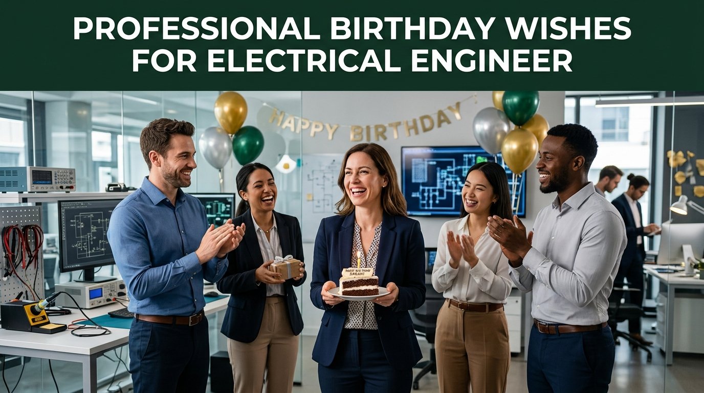 Professional Birthday Wishes for Electrical Engineer