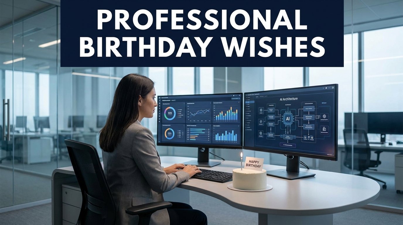 Professional Birthday Wishes for Machine Learning Engineer