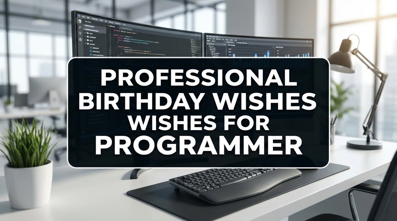 Professional Birthday Wishes for Programmer
