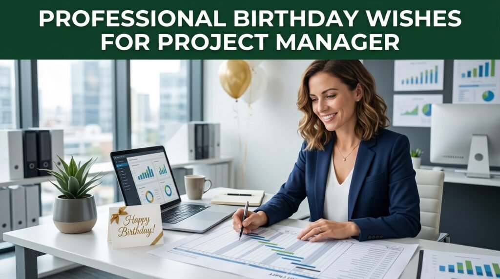Professional Birthday Wishes for Project Manager