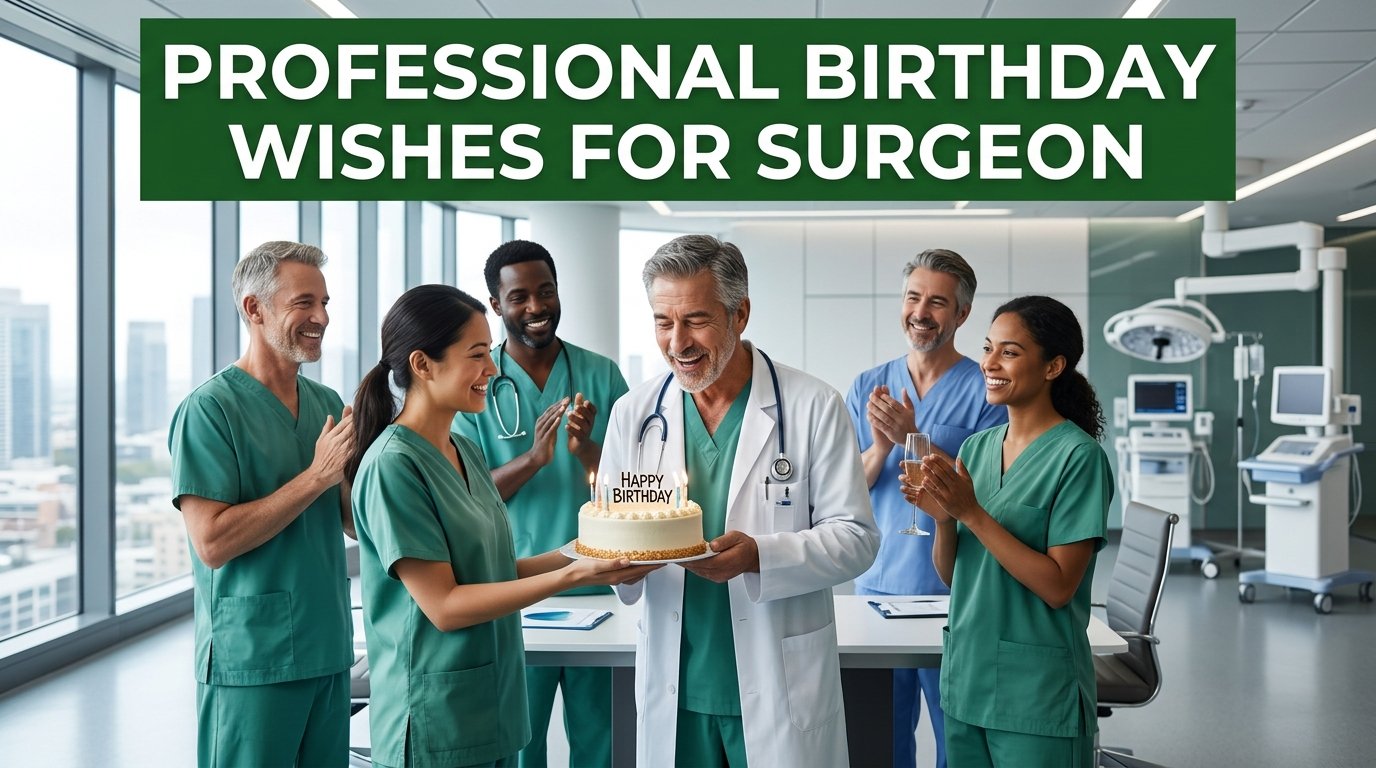 Professional Birthday Wishes for Surgeon