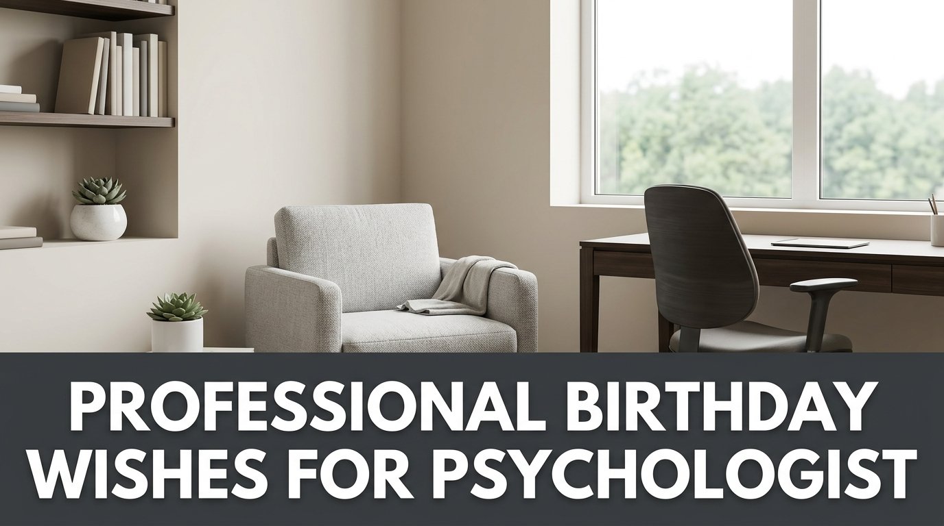 Professional Birthday Wishes for Psychologist
