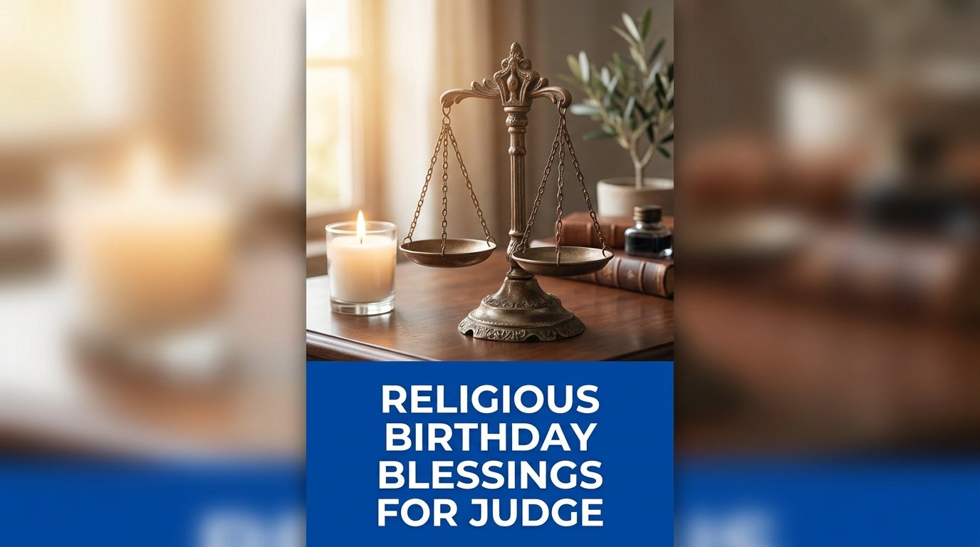 Religious Birthday Blessings for Judge