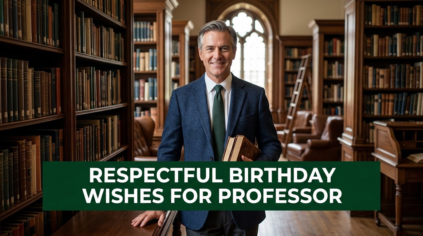 Respectful Birthday Wishes for Professor