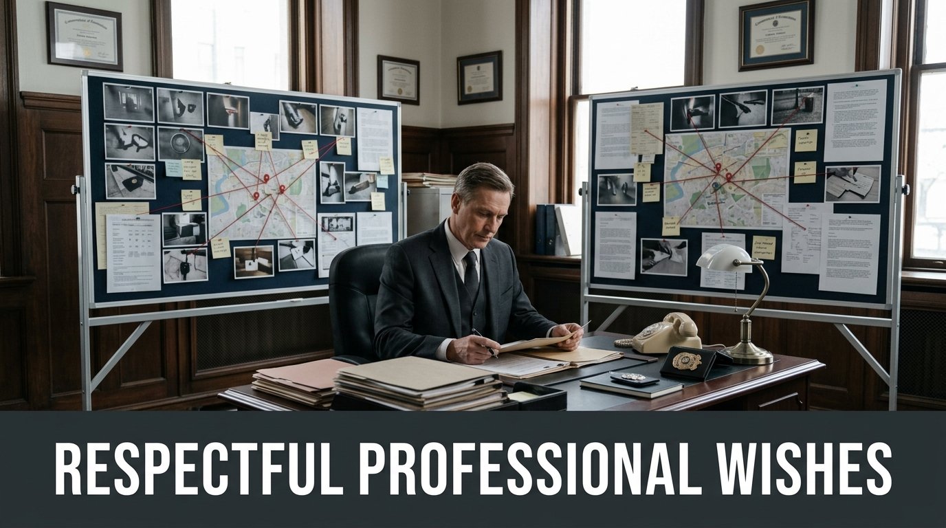 Respectful Professional Birthday Wishes for Detective