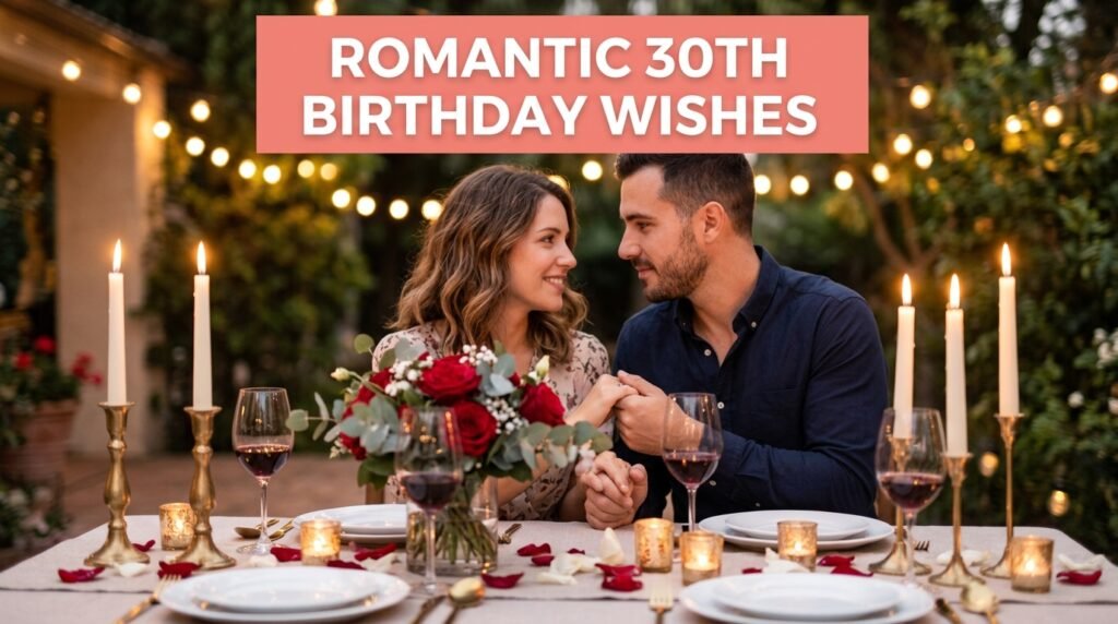 Romantic 30th Birthday Wishes