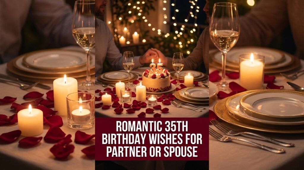 Romantic 35th Birthday Wishes