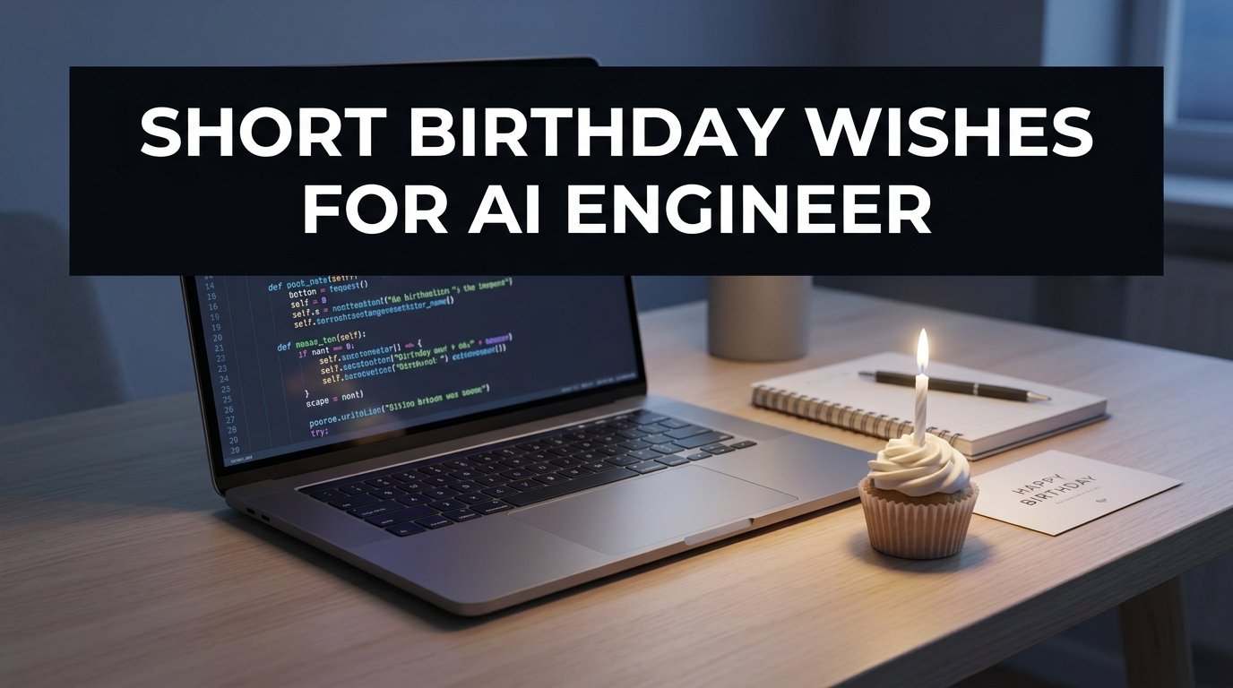 Short Birthday Wishes for AI Engineer