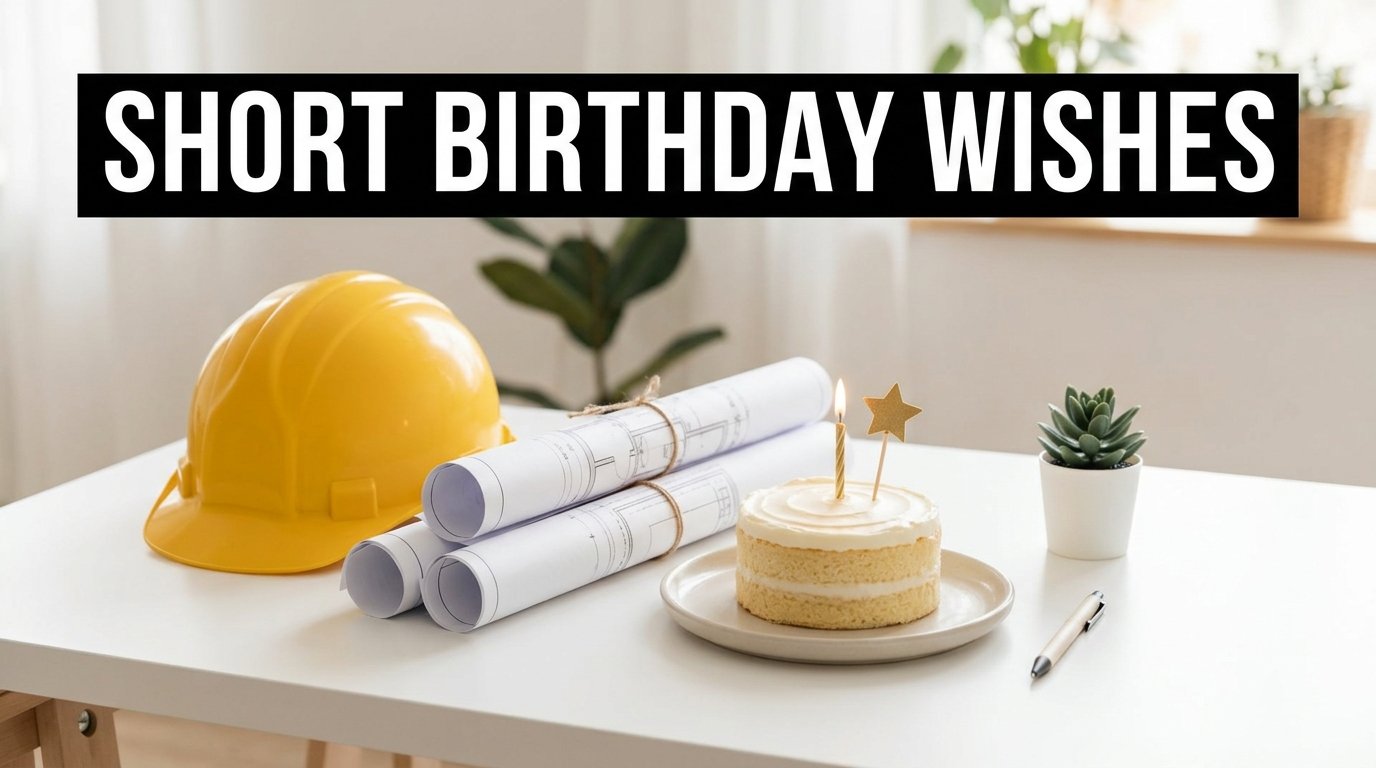 Short Birthday Wishes for Civil Engineer
