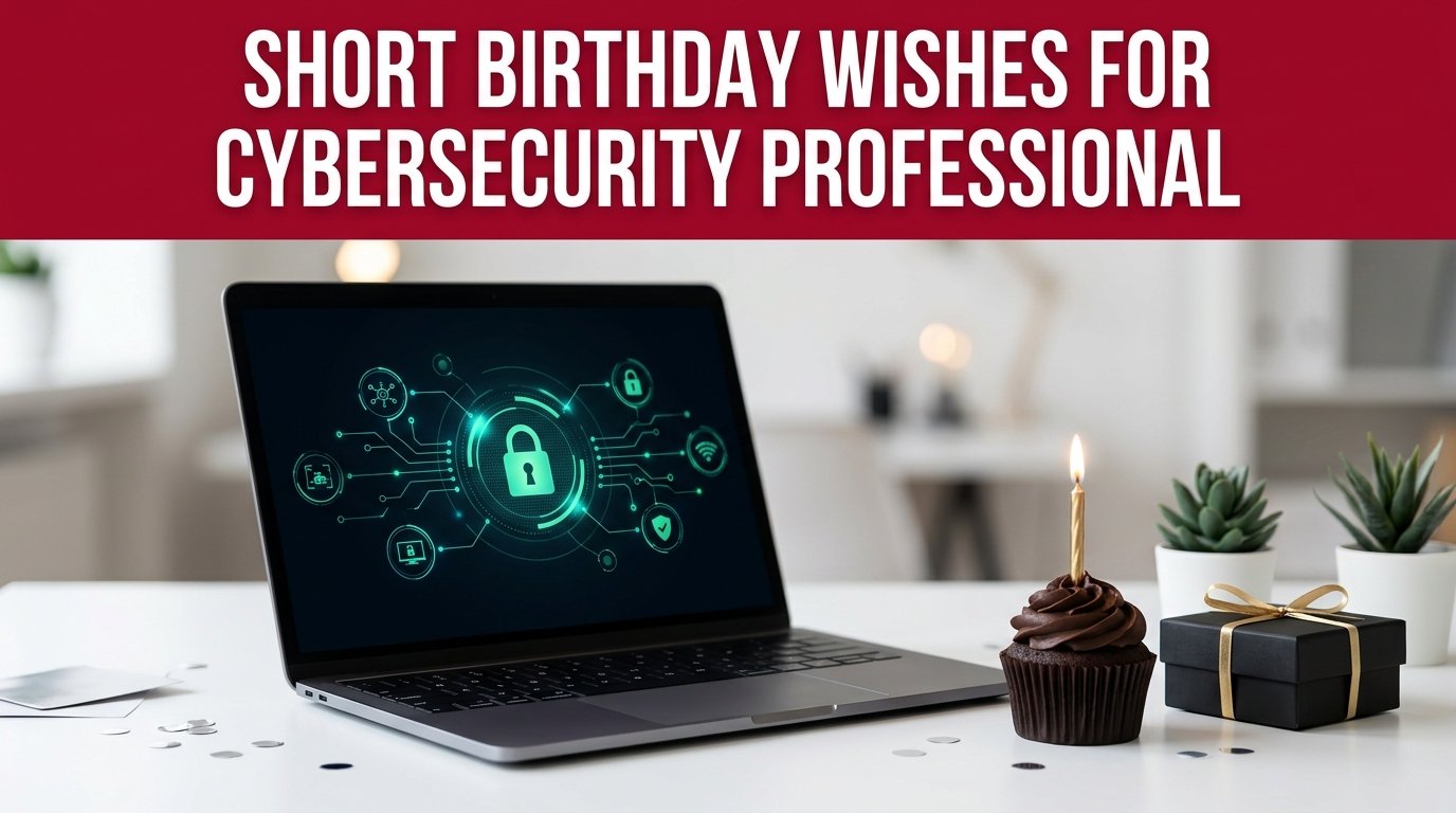 Short Birthday Wishes for Cybersecurity Professional