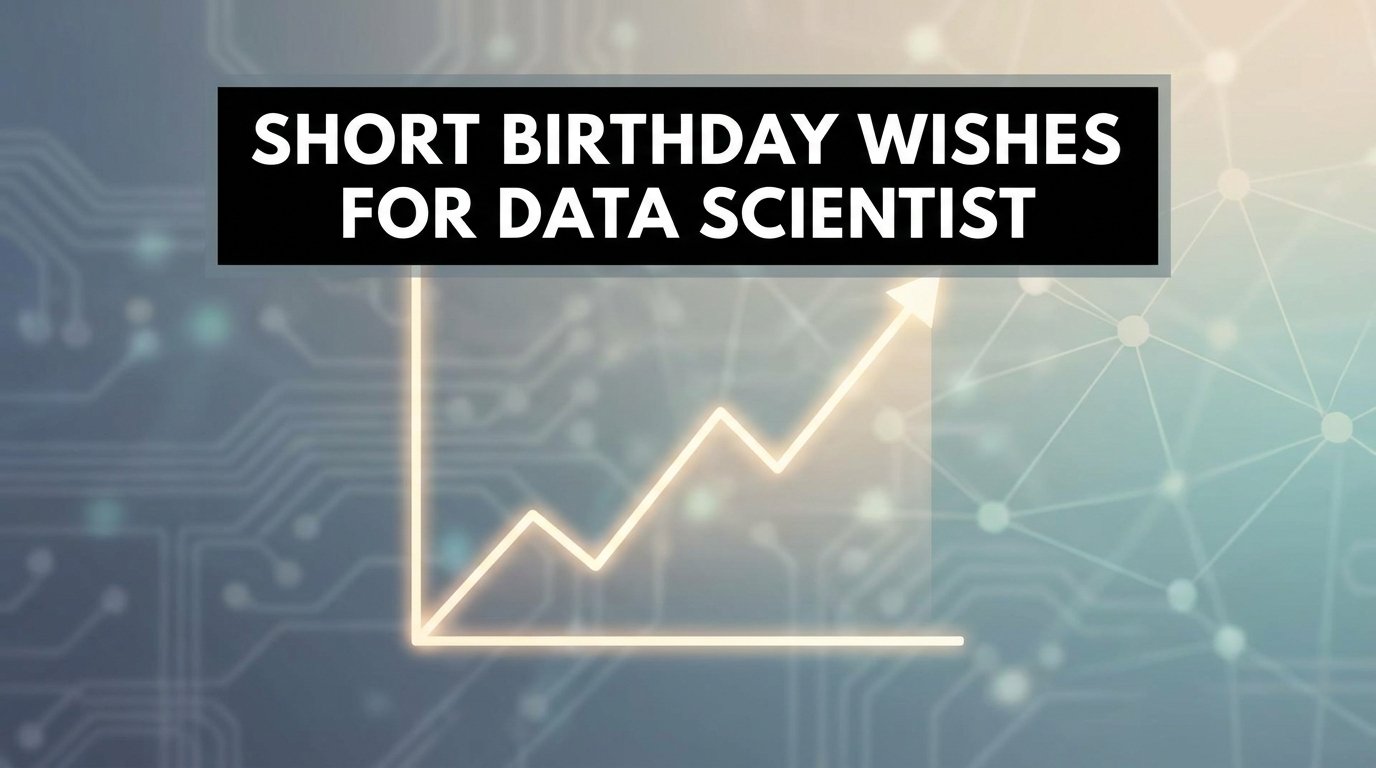 Short Birthday Wishes for Data Scientist