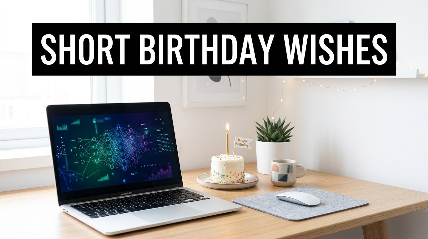 Short Birthday Wishes for Machine Learning Engineer