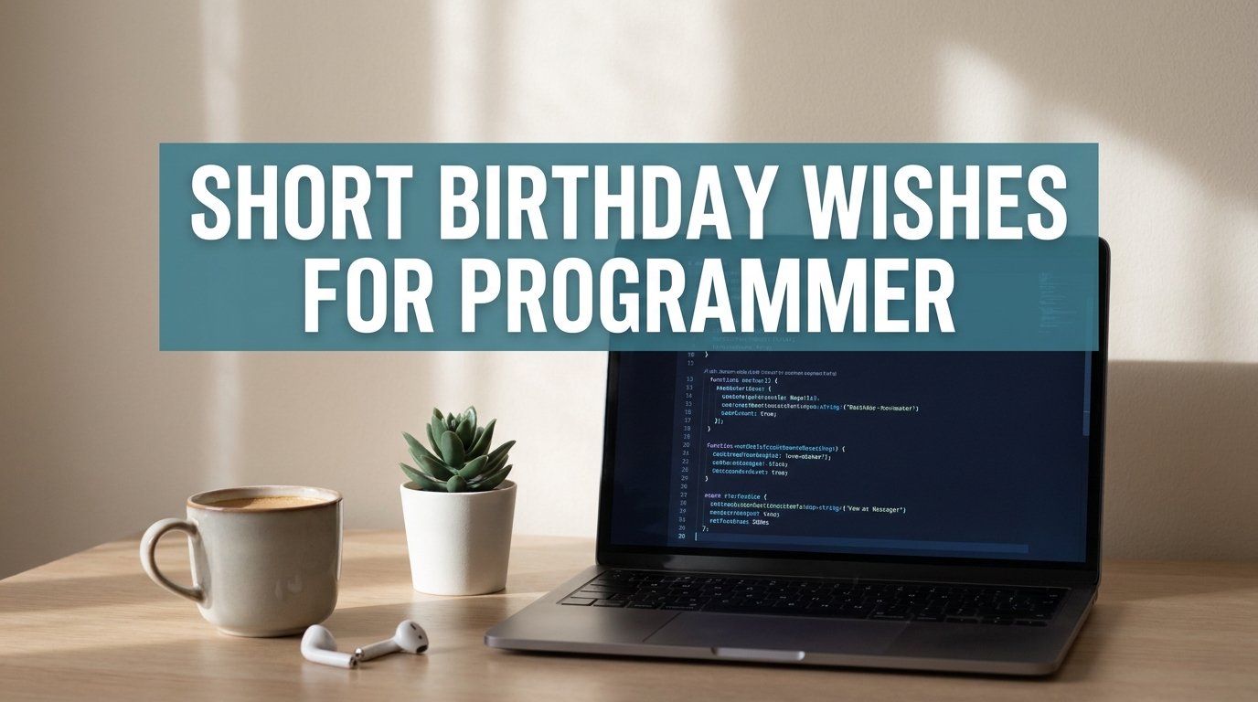 Short Birthday Wishes for Programmer