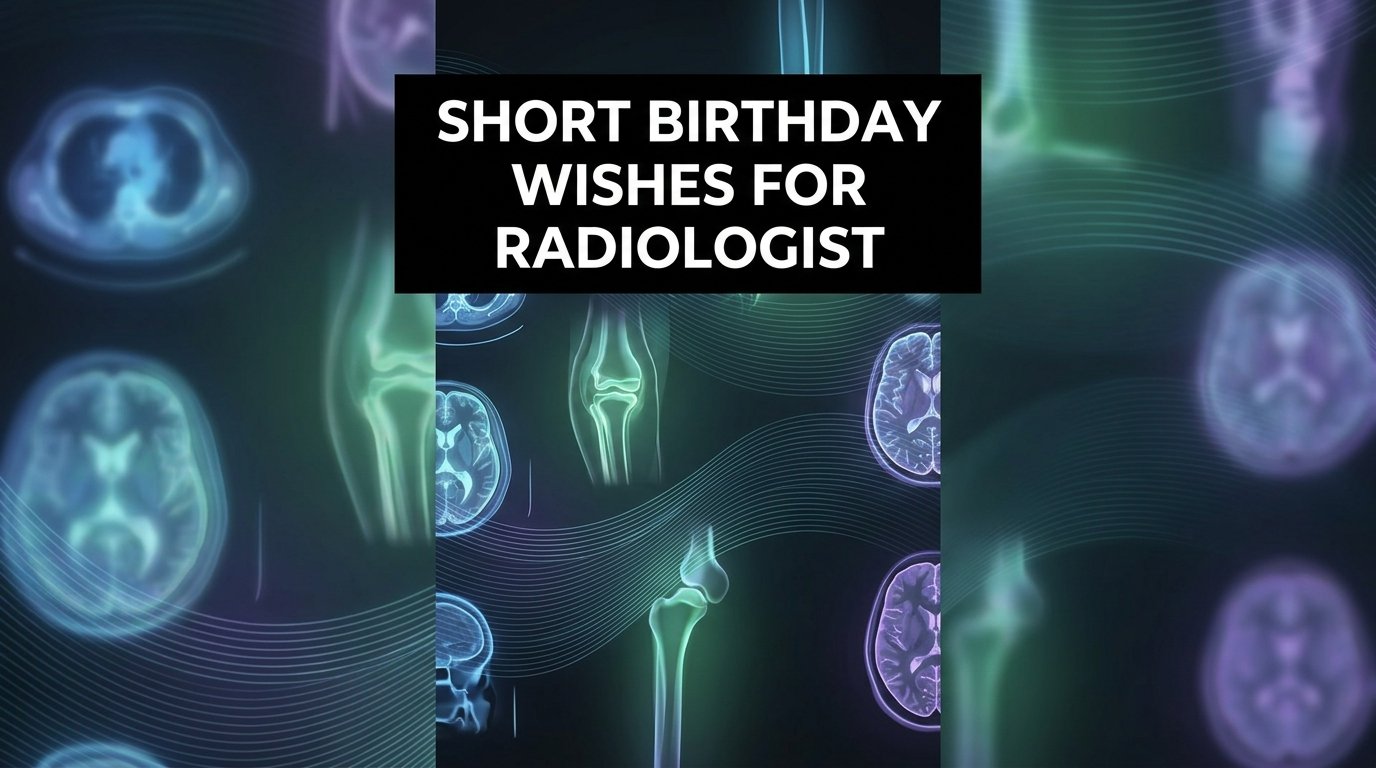 Short Birthday Wishes for Radiologist