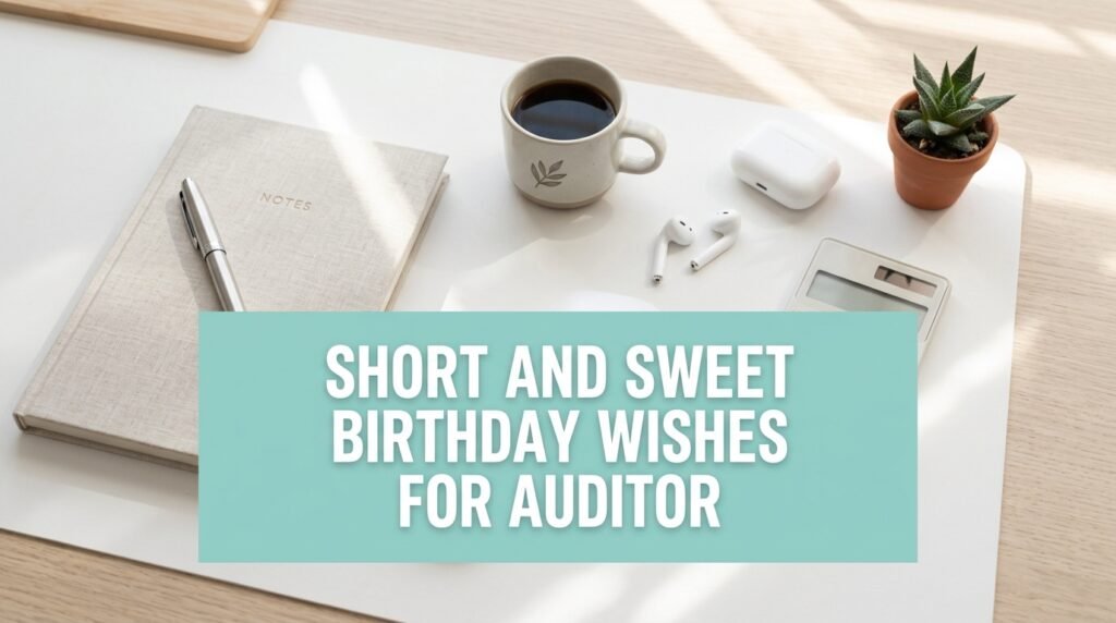 Short and Sweet Birthday Wishes for Auditor