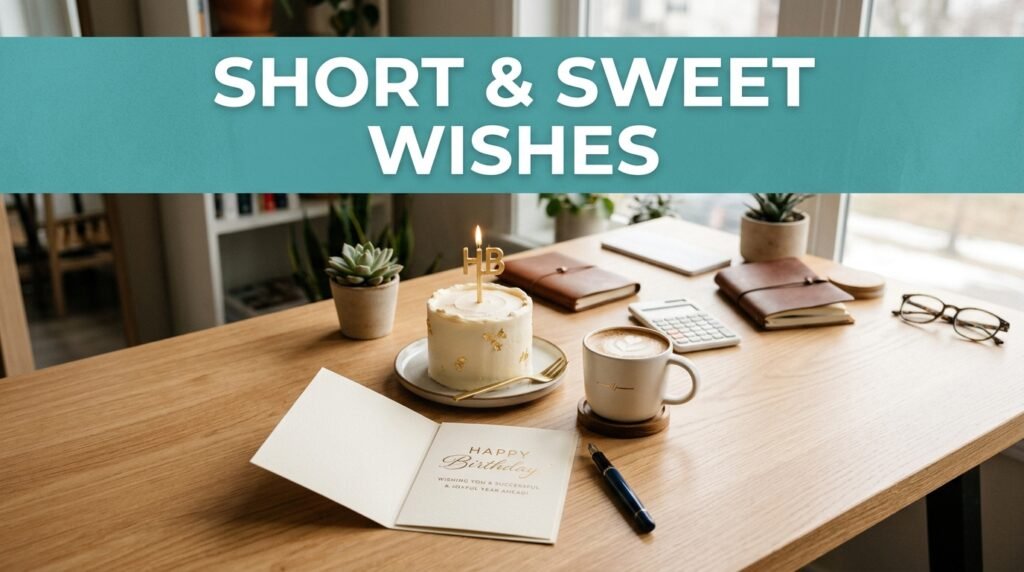 Short and Sweet Birthday Wishes for Financial Advisor