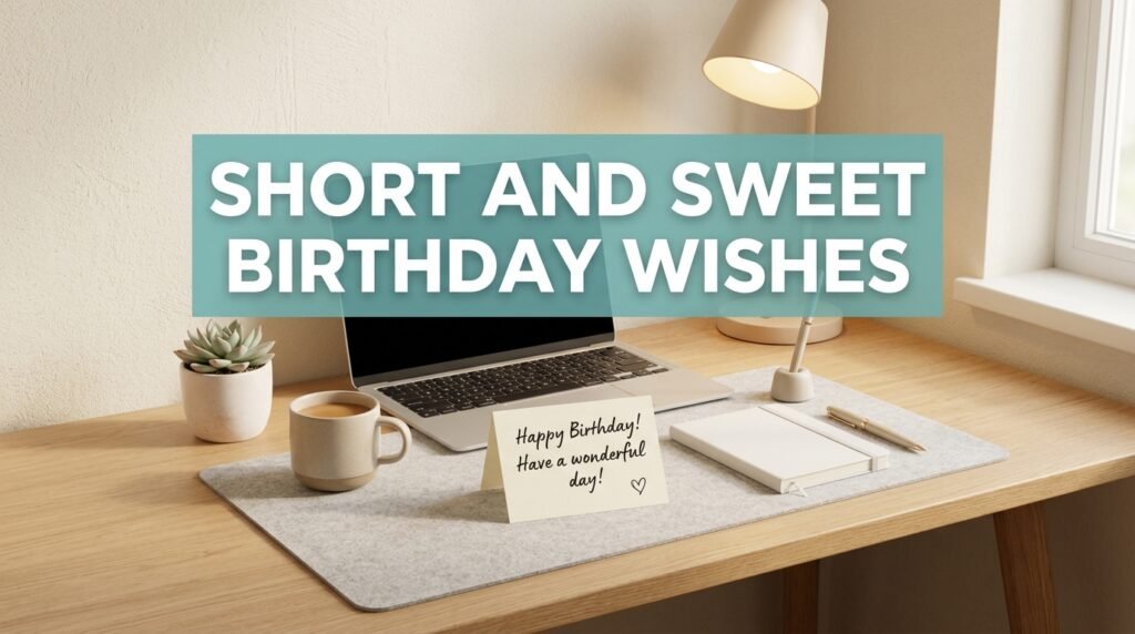 Short and Sweet Birthday Wishes for Operations Manager