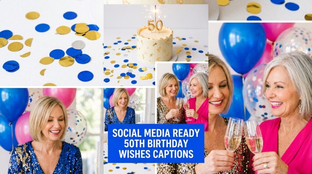 Social Media Ready 50th Birthday Wishes 