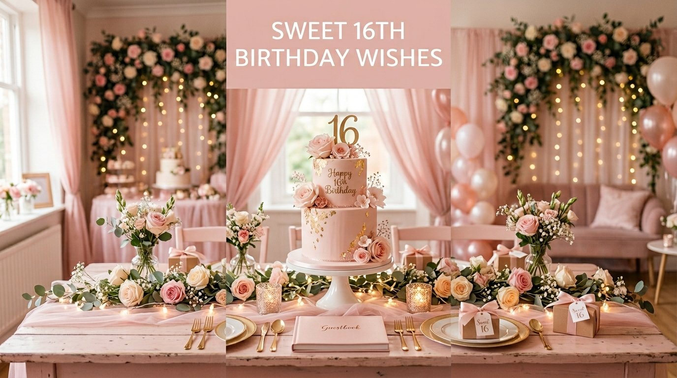 Sweet 16th Birthday Wishes