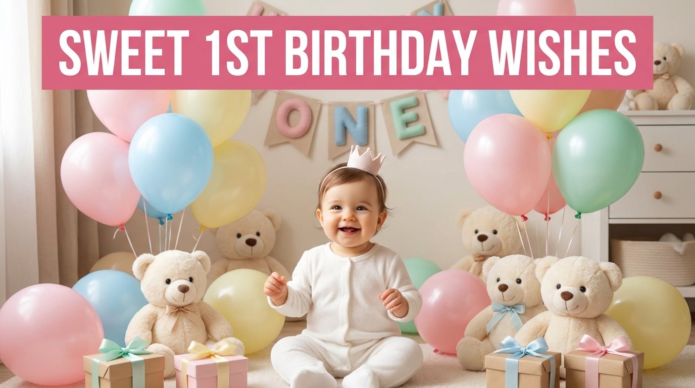 Sweet 1st Birthday Wishes