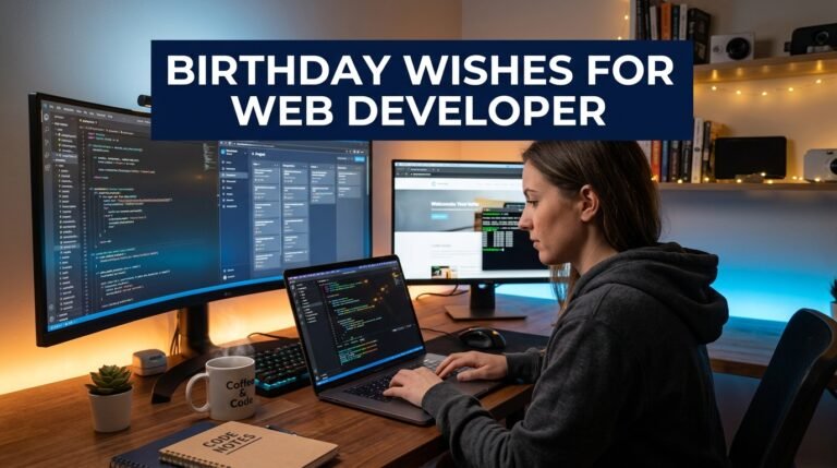 Birthday Wishes for Web Developer