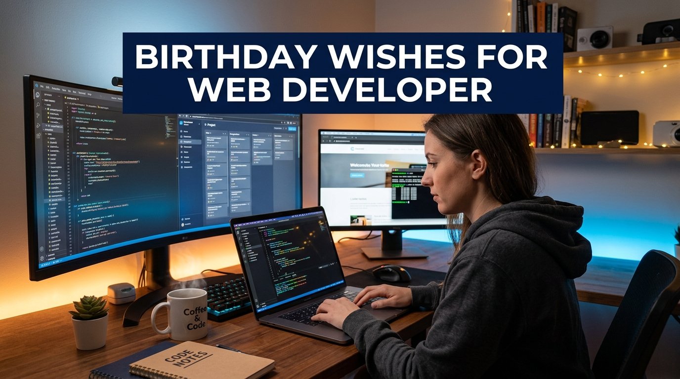 Birthday Wishes for Web Developer