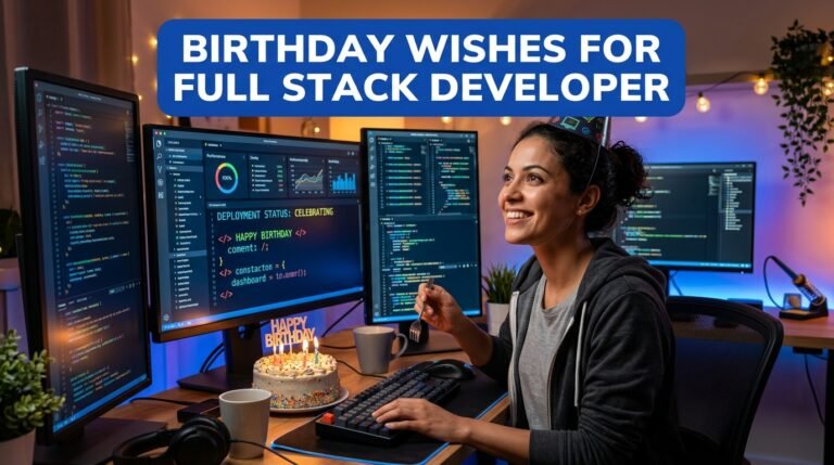 280+ Birthday Wishes for Full Stack Developer That Inspire
