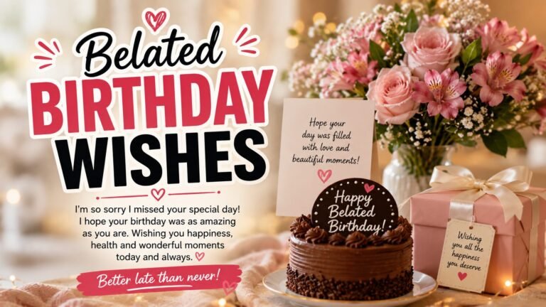 Belated Birthday Wishes