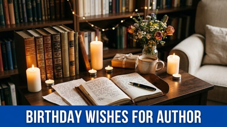 Birthday Wishes for Author
