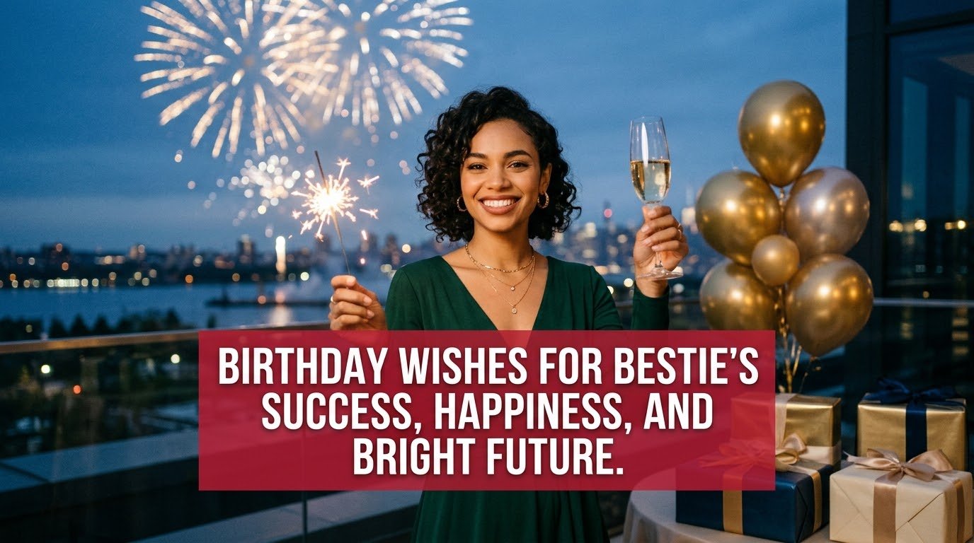 Birthday Wishes for Bestie's Success