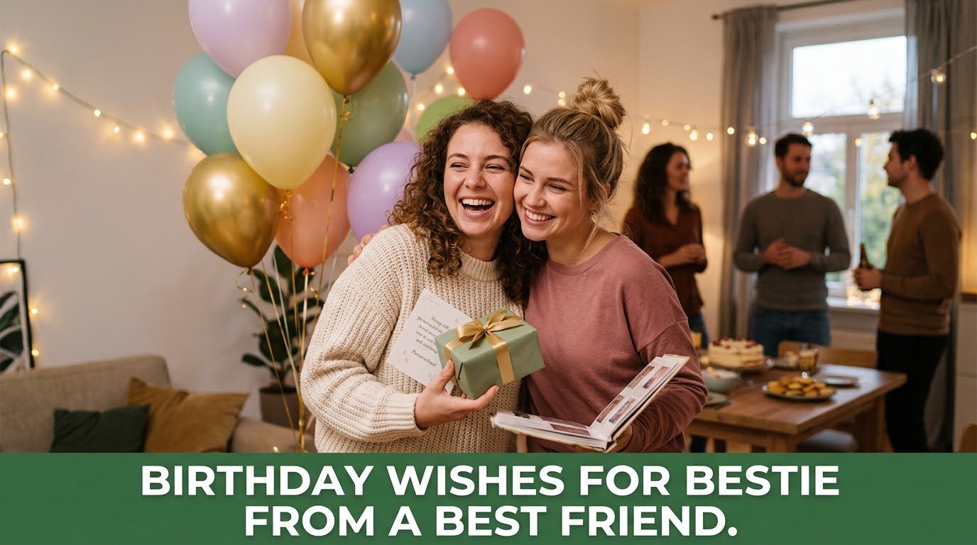 Birthday Wishes for Bestie from a Best Friend