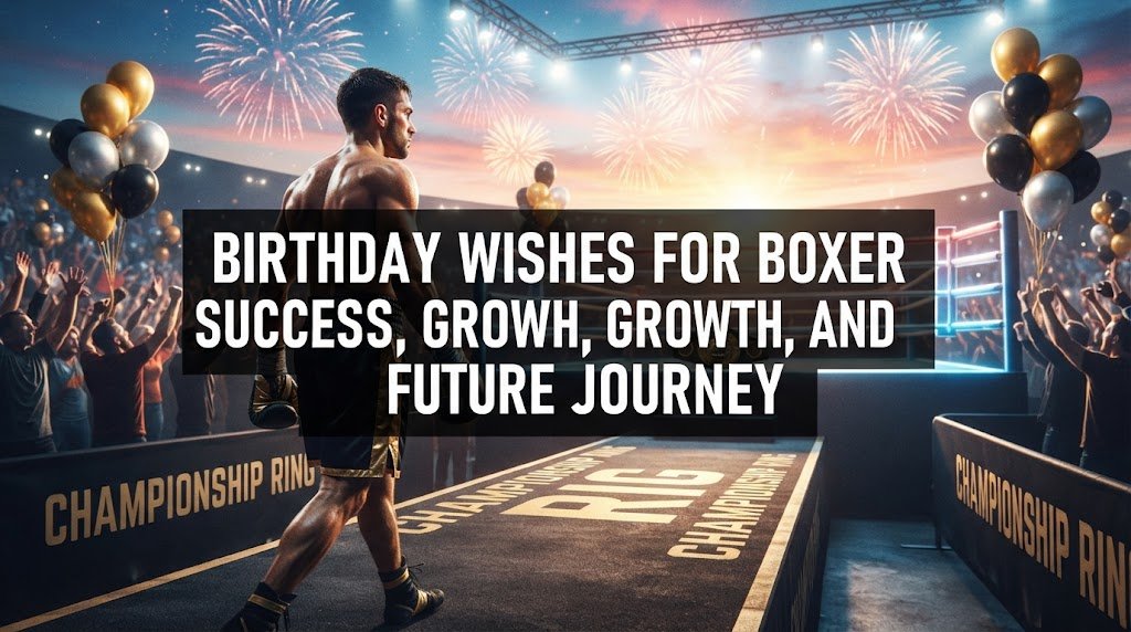 Birthday Wishes for Boxer Success, Growth, and Future Journey