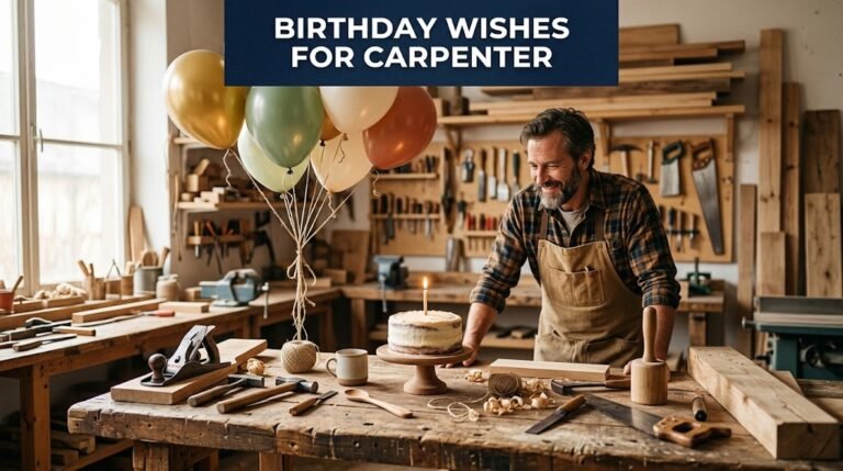 Birthday Wishes for Carpenter