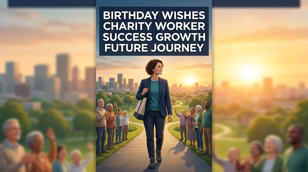 Birthday Wishes for Charity Worker Success Growth Future Journey