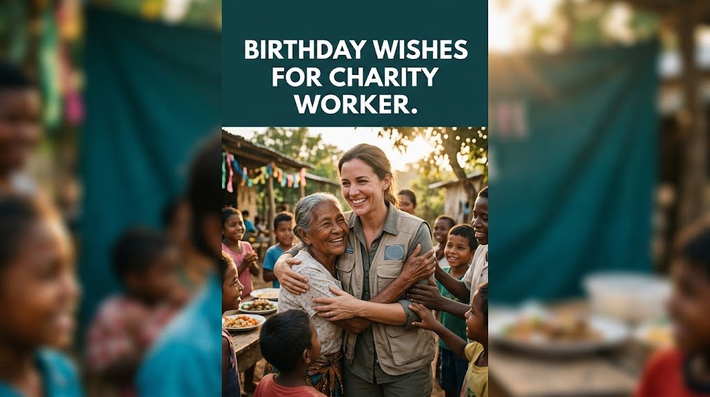 Birthday Wishes for Charity Worker