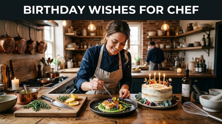 Birthday Wishes for Chef