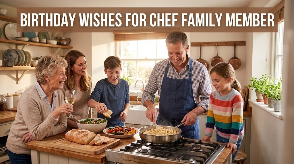 Birthday Wishes for Chef Family Member