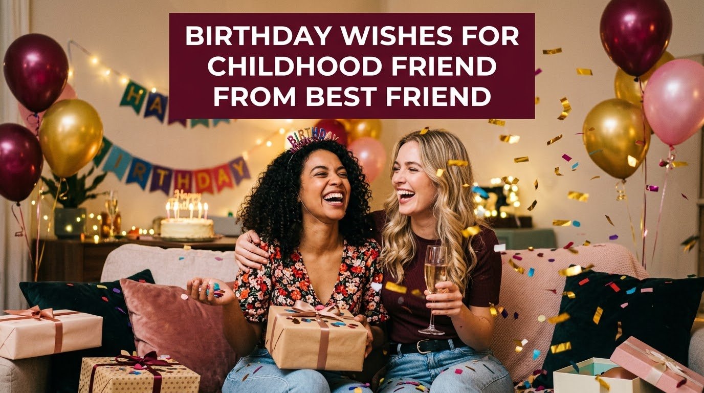 Birthday Wishes for Childhood Friend from Best Friend