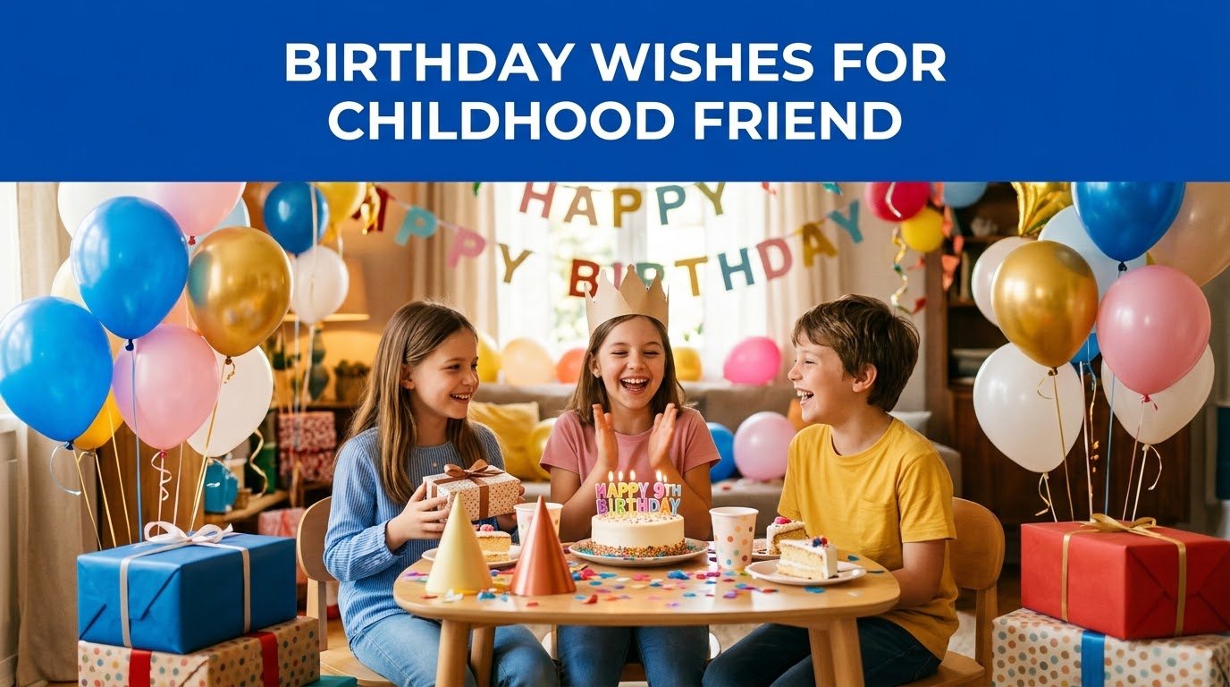 Birthday Wishes for Childhood Friend