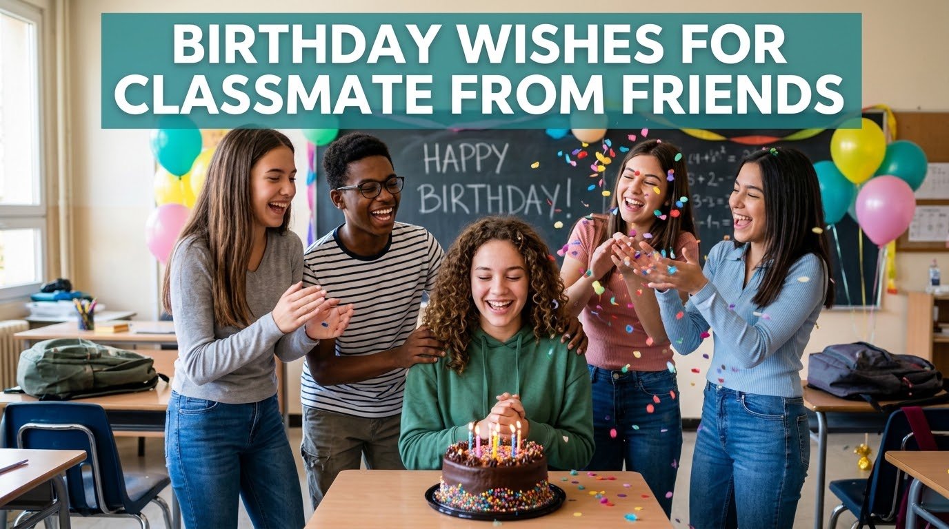 Birthday Wishes for Classmate from Friends