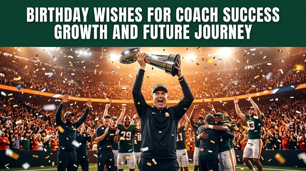 Birthday Wishes for Coach Success Growth and Future Journey