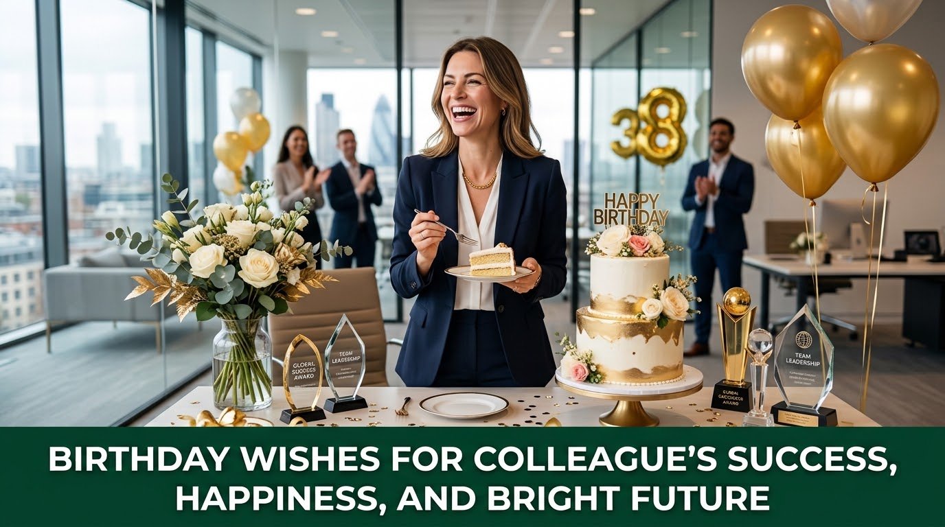 Birthday Wishes for Colleague's Success