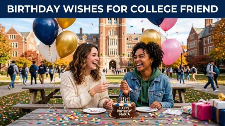Birthday Wishes for College Friend